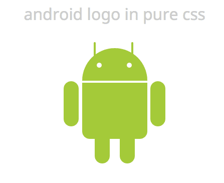 Membuat Logo Android dengan CSS