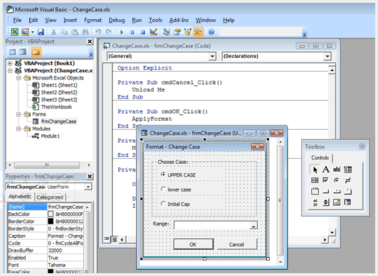 visual basic applications for excel